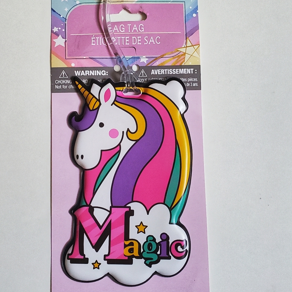 Unicorn Bag tag